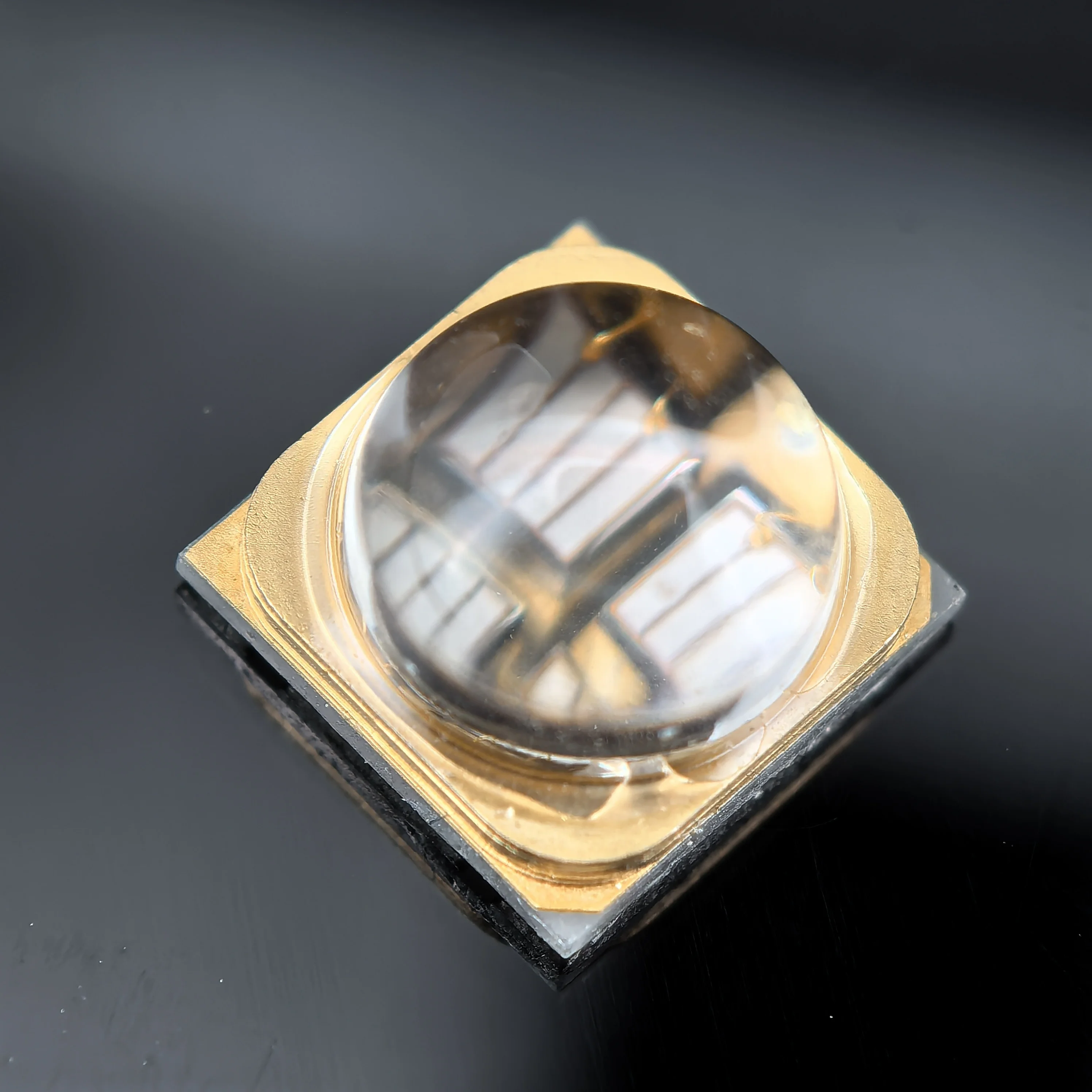 High power curing lamp 6565 SMD LED chip 12W 6V 365nm  370nm 380nm 4 chips UVA365nm  ceramic bracket super strong curing effect