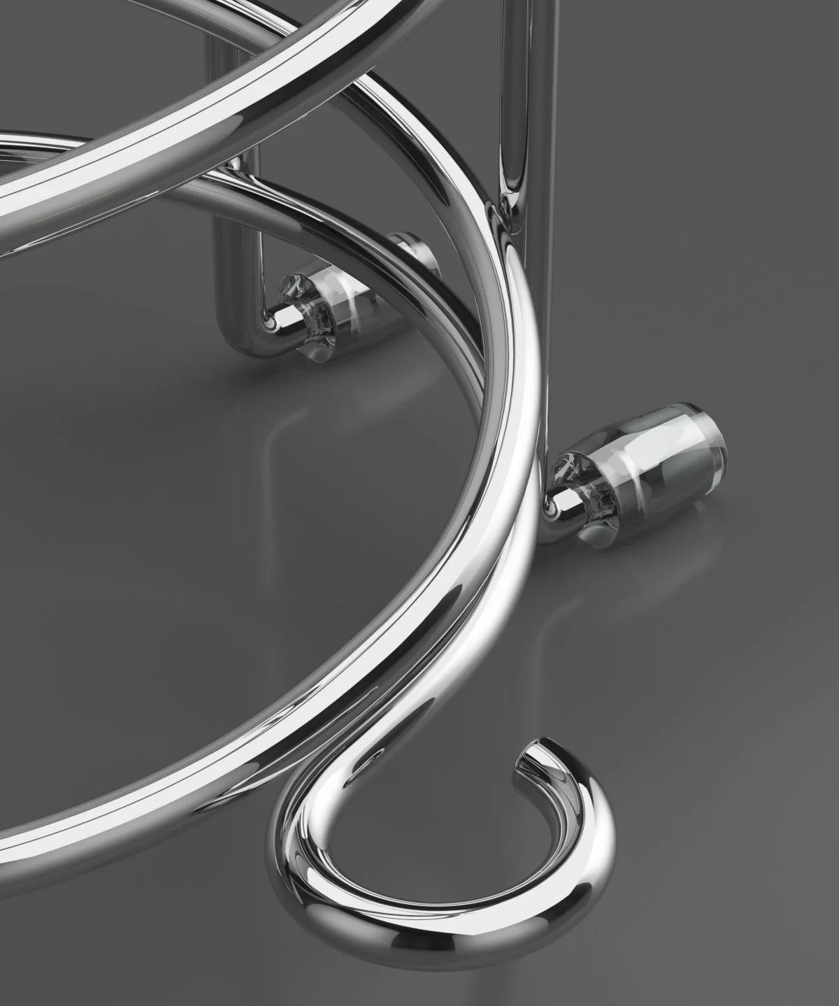 Professional Spiral Hairdryer Holders Wall Mounted Hair Salon Hood Dryer Holder