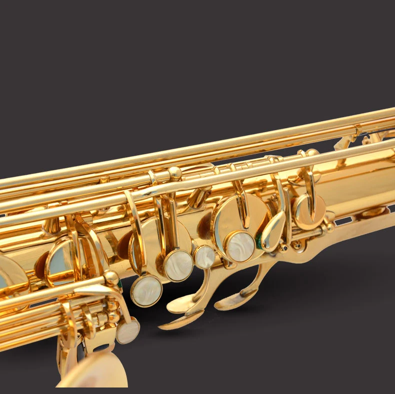 Золотой лак Аксессуары для инструментов Китай Sax профессиональный тенор саксофон