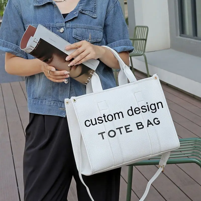 Factory Custom pu leather tote bag guangzhou business hand bag wholesale tote bag cheap trend pu leather handbag man suppliers