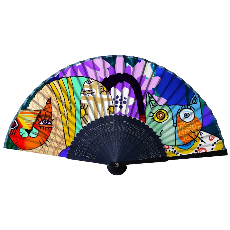 Натуральный ручной работы Свадебный декор подарок на заказ бамбуковый Ручной Веер