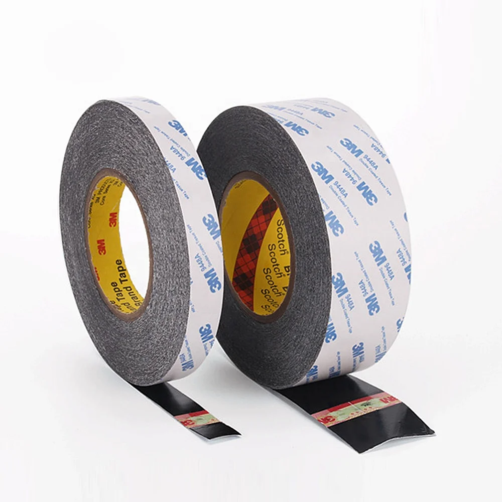 3M 9080AB Black Double Sided Tissue Tape 3M Non-Woven Tape Double Face Tape 9448AB Black Color