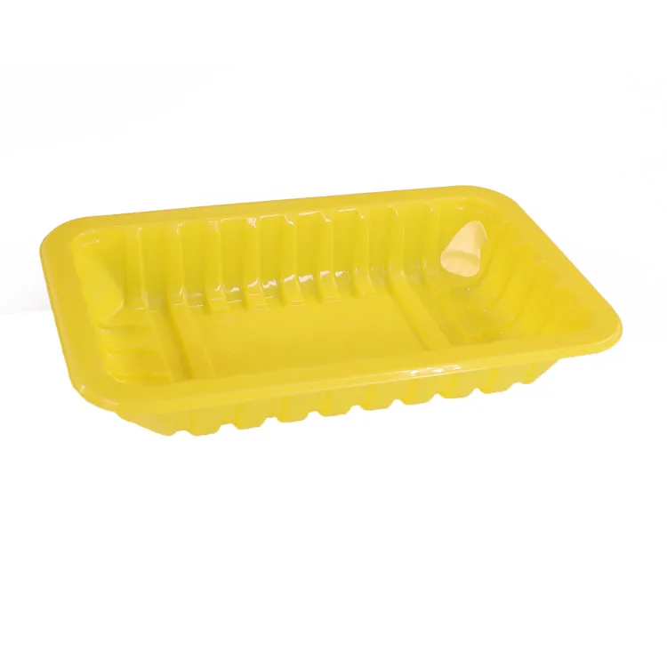 High Quality Black Vacuum Seal Plastic Blister Food MAP Tray Food Packaging For Frozen Food