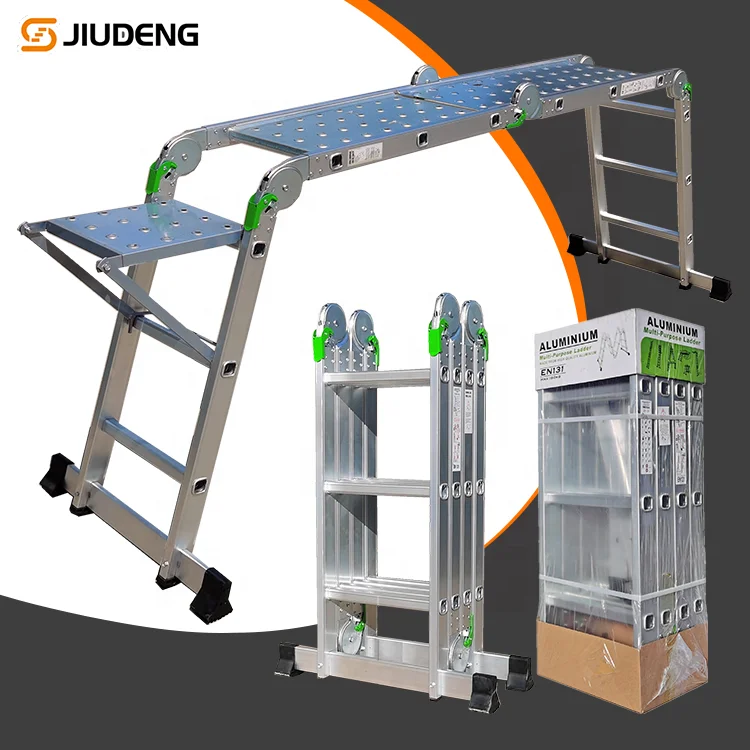 Складная Алюминиевая ступенчатая Лестница 4x2 4x3 4x4 4 4x5 4x6 многофункциональная складная лестница из алюминия цена