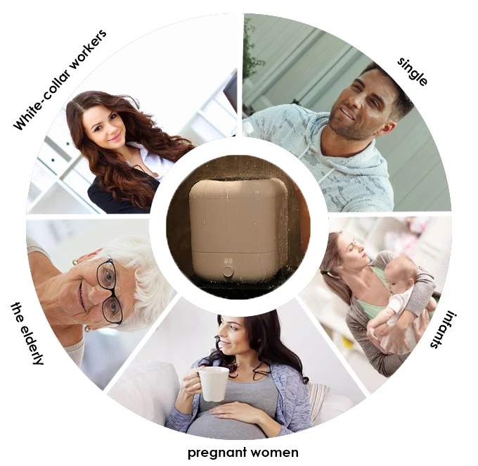 Portable Vertical Automatic Washing Machine Baby Clothes Wireless Laundry Machine Cleaning Machine