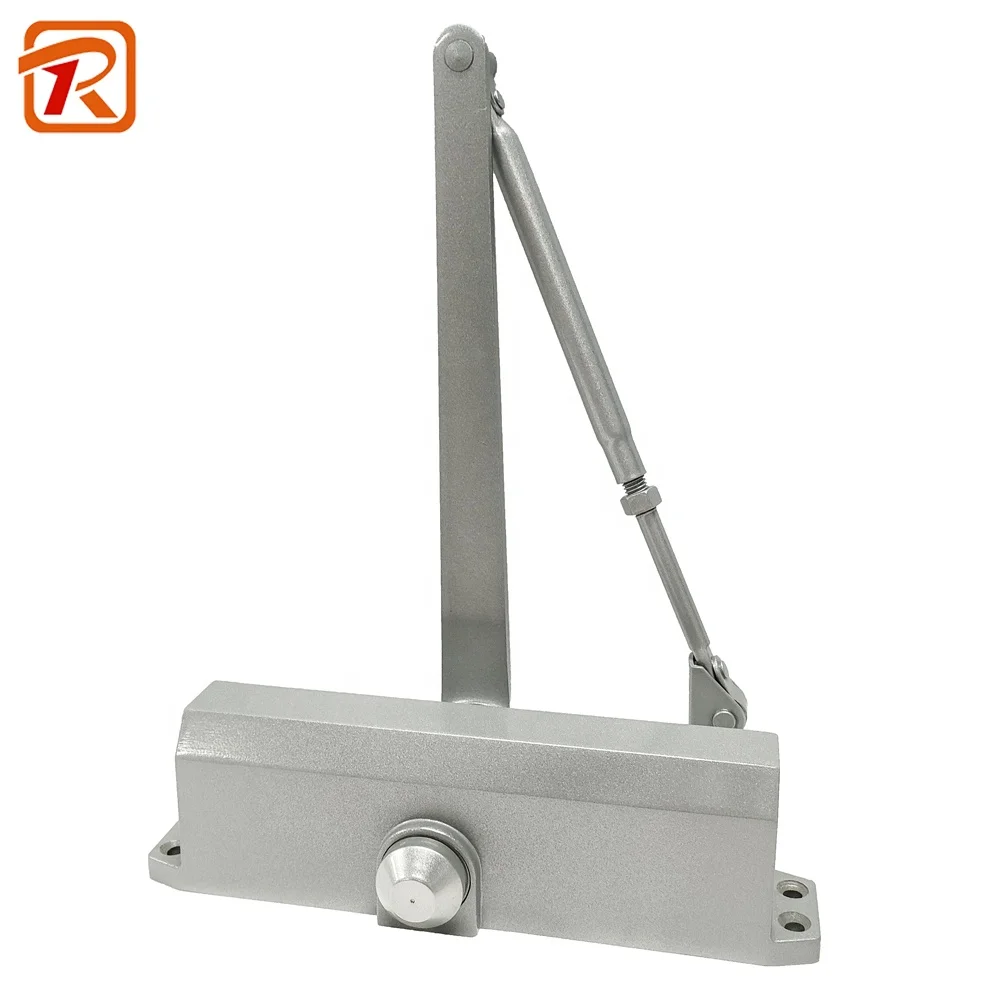 Self Closing Silent Door Closer 180 Degree Open Aluminum Automatic Hydraulic Smart Door Closer