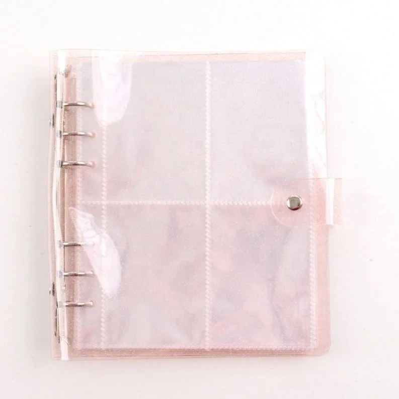 Yicheng New Japanese And Korean Ins Style  Star Mini Truck Loose-Leaf Storage Book Pvc Transparent 6-Hole Removable Album