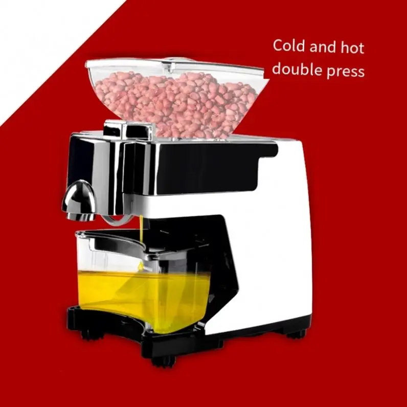 Automatic Home Mini Flaxseed Soybean Oil Sesame Pine Nut Sunflower Seed Almond Walnut Coconut Olive Palm Cold Press