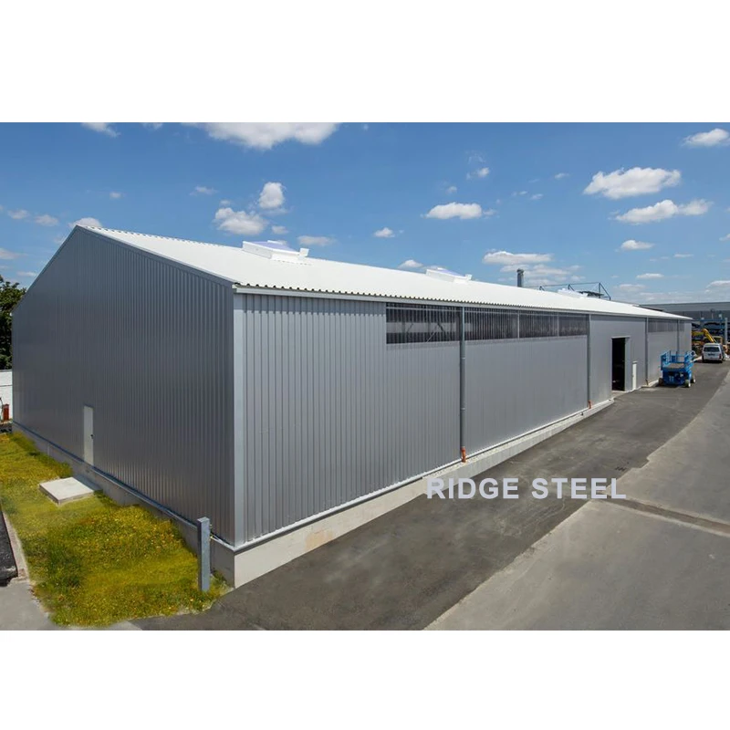 Steel Structure Cow Farm House Shed Design Steel Structure Workshop with house air ventilation poultry farm exhaust fan