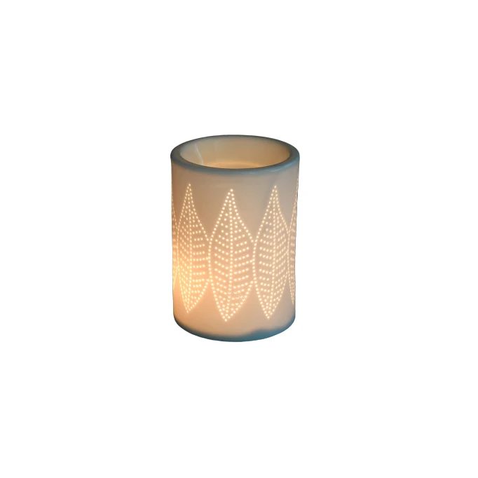 Wholesale promotional gift electric ceramic wax incense oil burner with lamp