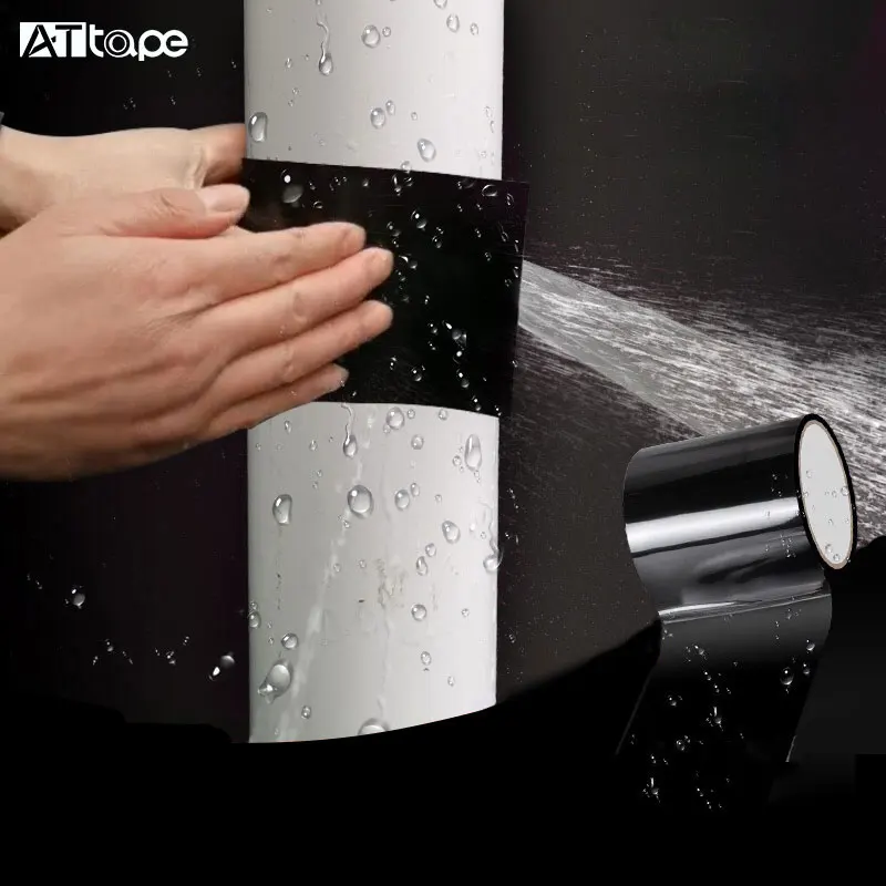 Strong Adhesive Waterproof Stop Leaks Double Side Butyl Tape For Roofing Repairing Leakage