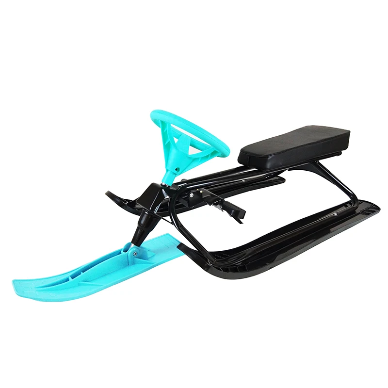 Durable Snow Racer Extreme Snowmobile Sleigh Sled for Kids