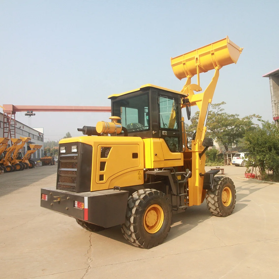 CE Approved Cheapest China Wheel Loader Tractor Front End Shovel Loader Dumper Small Excavator Mini Backhoe Loaders