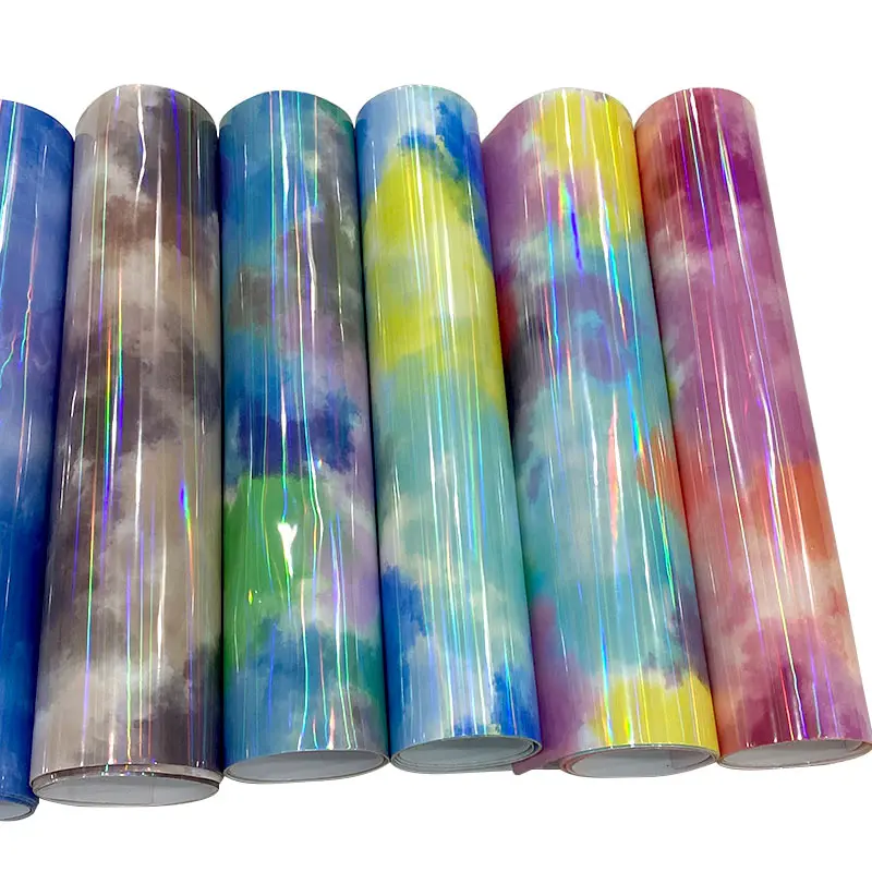 Thickness 0.4mm  Printed Iridescent Opaque TPU Film Sheet for Make Present Paper Bags TPU film