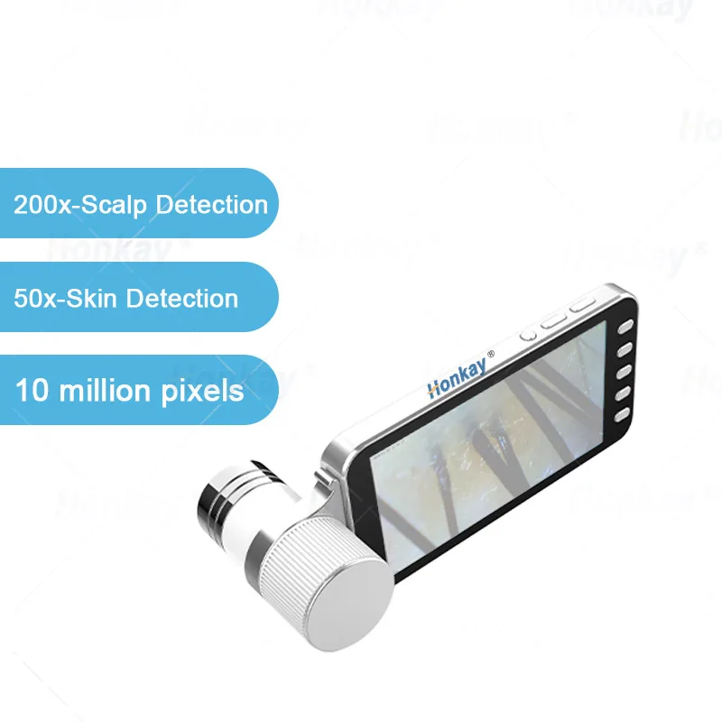 Handheld Salp And Skin Detector Magic Mirror Hair Analyzer Machine Scalp HD Detector For Men Women Bald
