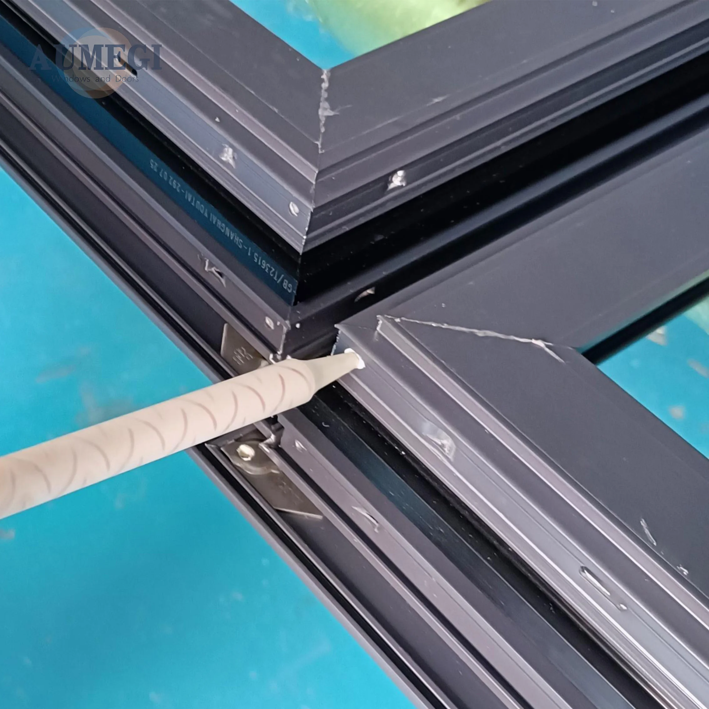 AUMEGI Fixed Windows Vertical Skylight Home Installation Video French Glazed Large Fixed Windows