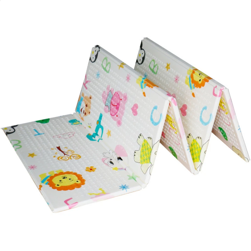 Мягкий экологически чистый детский коврик для ползания из вспененного полиэтилена, водонепроницаемый специальный складной детский коврик, большой Противоскользящий детский игровой коврик