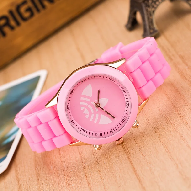 Luxury Brand Women Colorful Silicone Jelly Quartz Watch Men Casual Sports Wristwatch Ladies Fashion