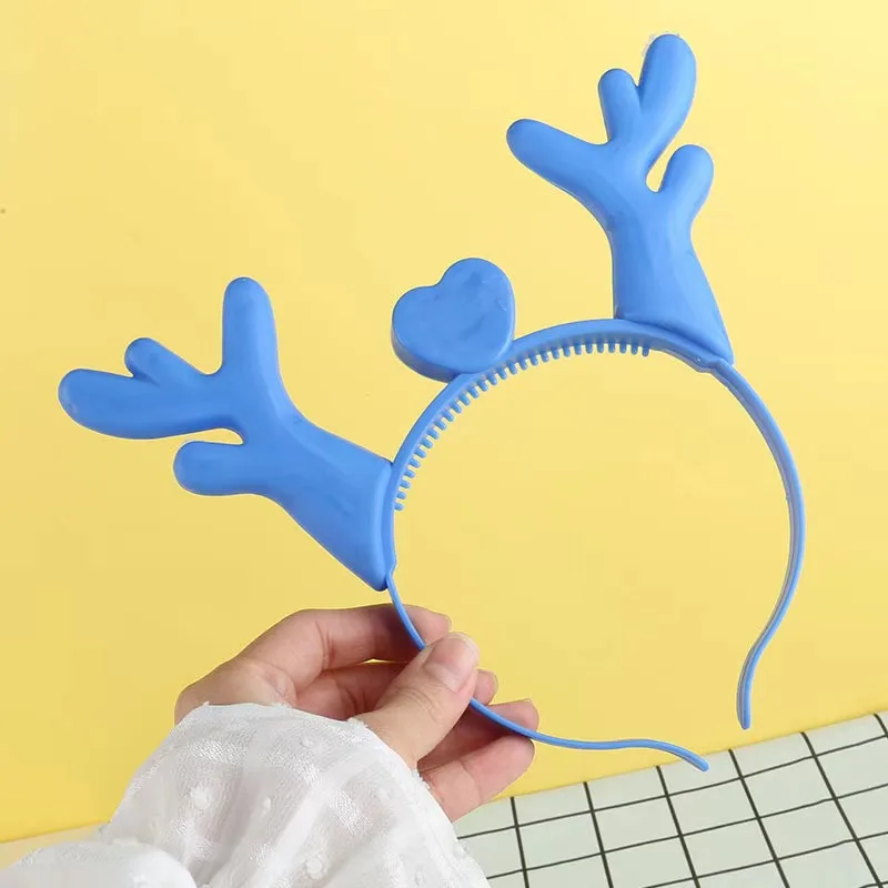 LED Radiant Devil Horn Headband Halloween Event Party Headlight Neon Evening Light