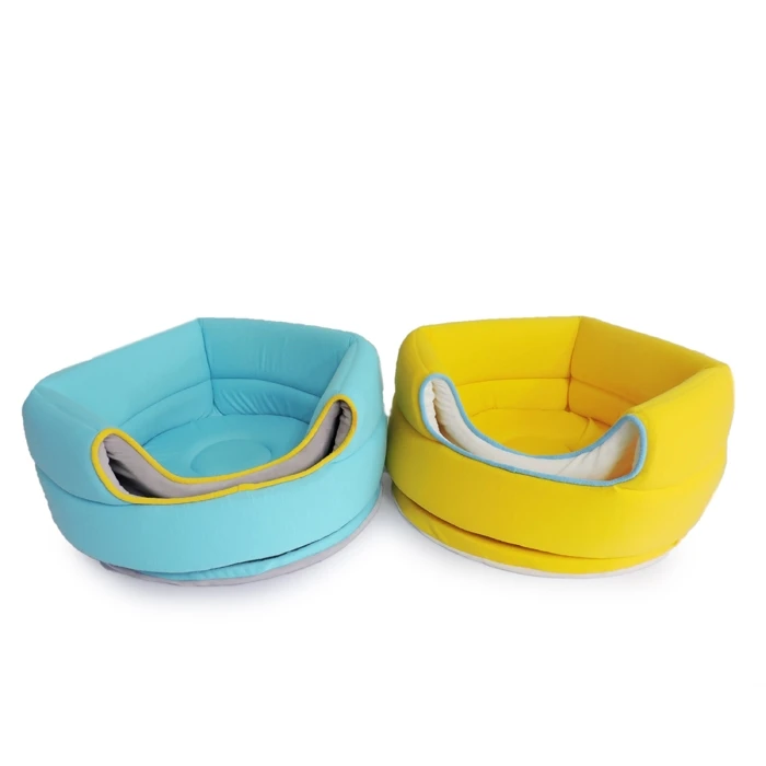 Amazon Best Seller Soft Cat Cuddle Bed House Hot Sales Machine Washable Pet Cat Bed Dome Hut Cave for Indoor Cats