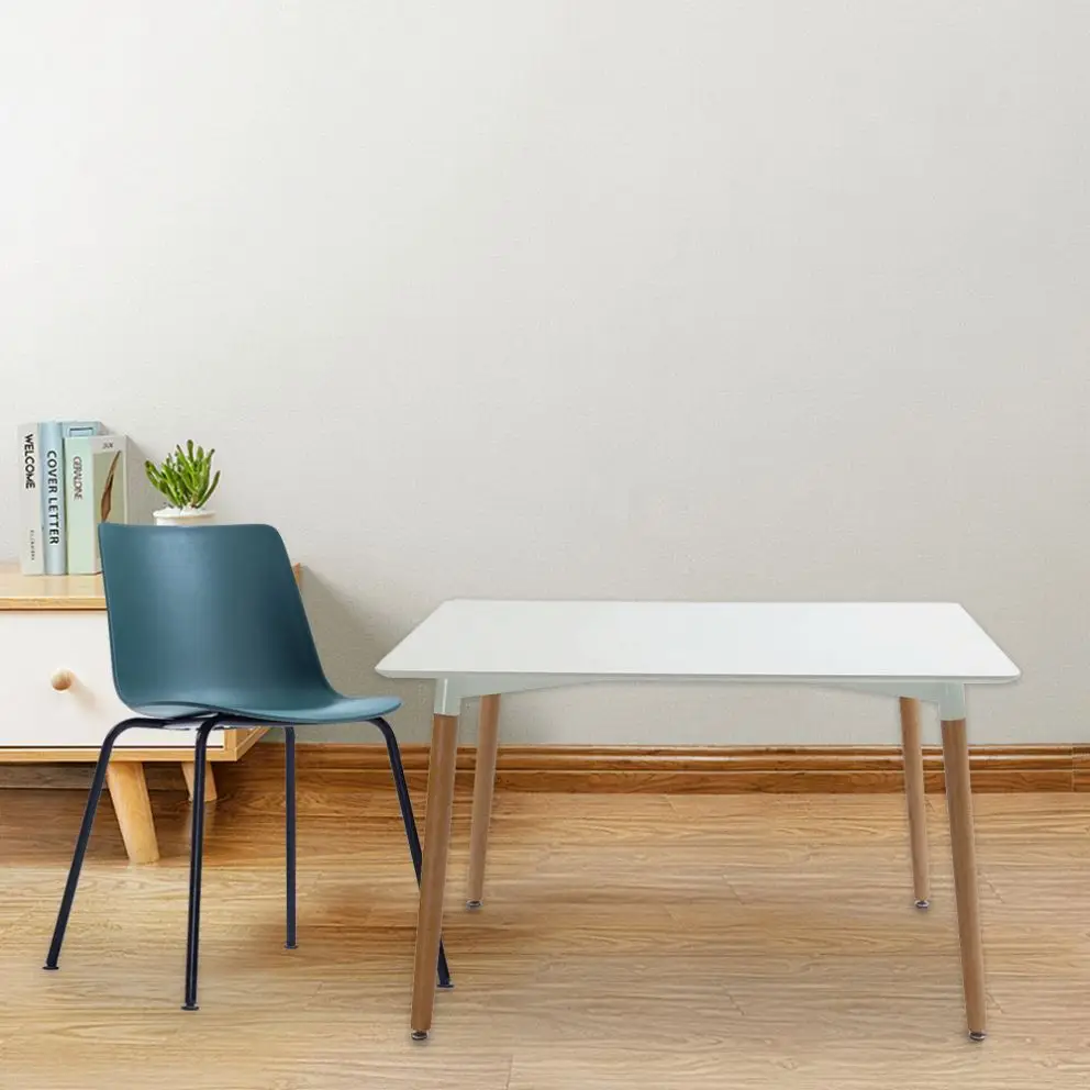 Factory wholesale coffee simple white rectangle small dining table