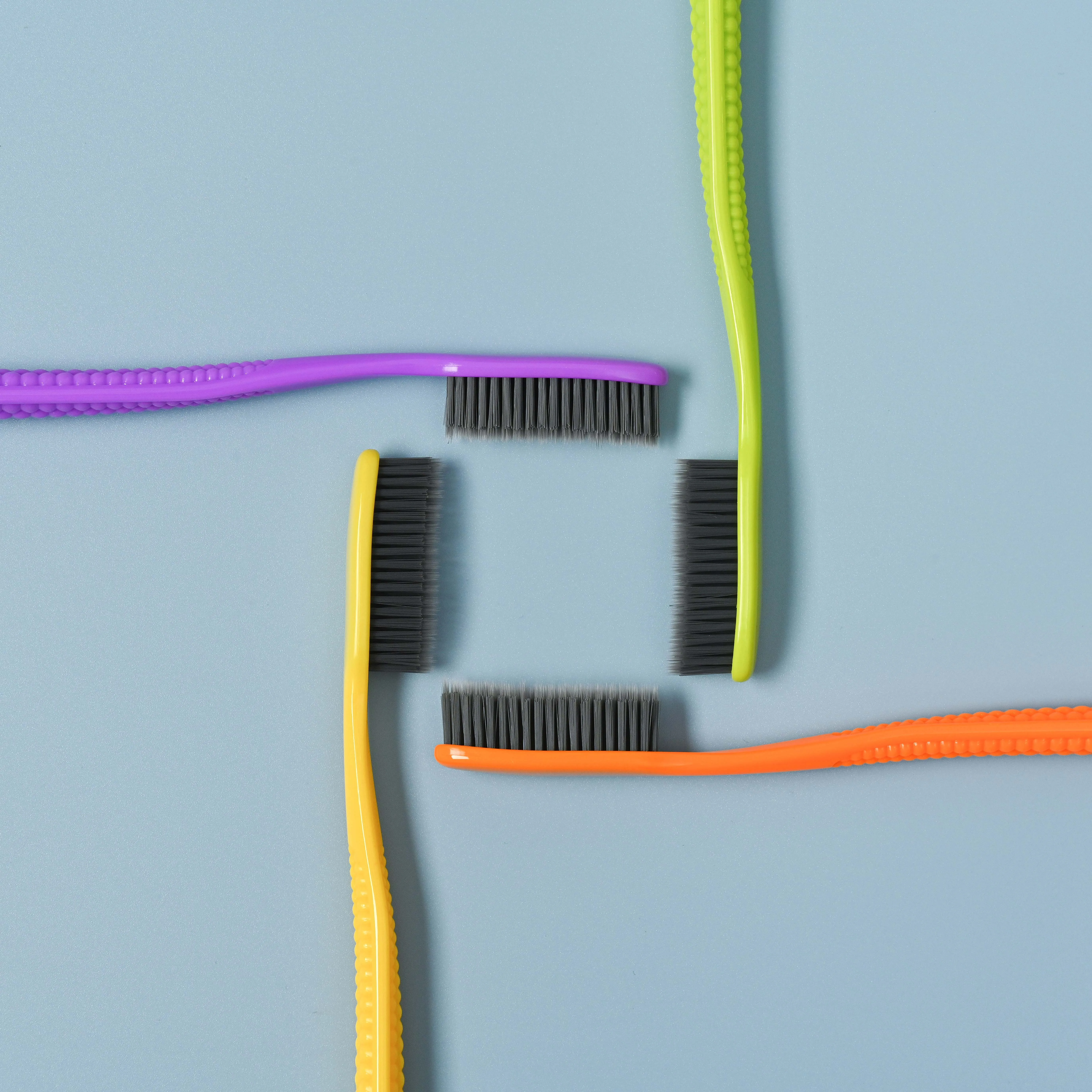 New Arrival CREBY 822 Long Brush Head Plastic Toothbrush Adult  For OEM Soft Bristle Wholesale Best