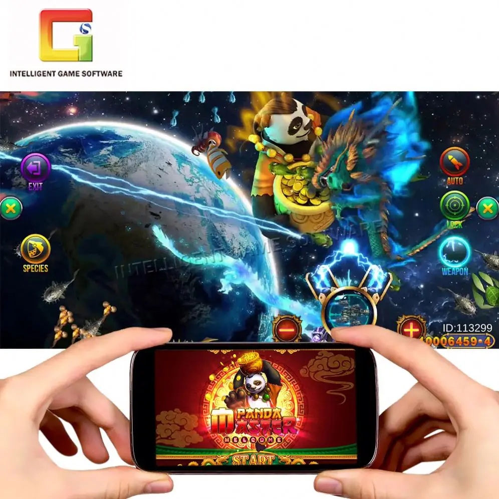 Panda Master Mobile Virtual Fishing Software App Hot Selling  Platform Table Top Online 3D Fish Game