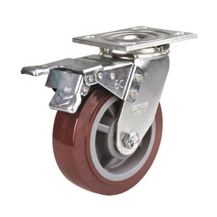 Medium/Heavy Duty Swivel Caster PU Wheel Casters