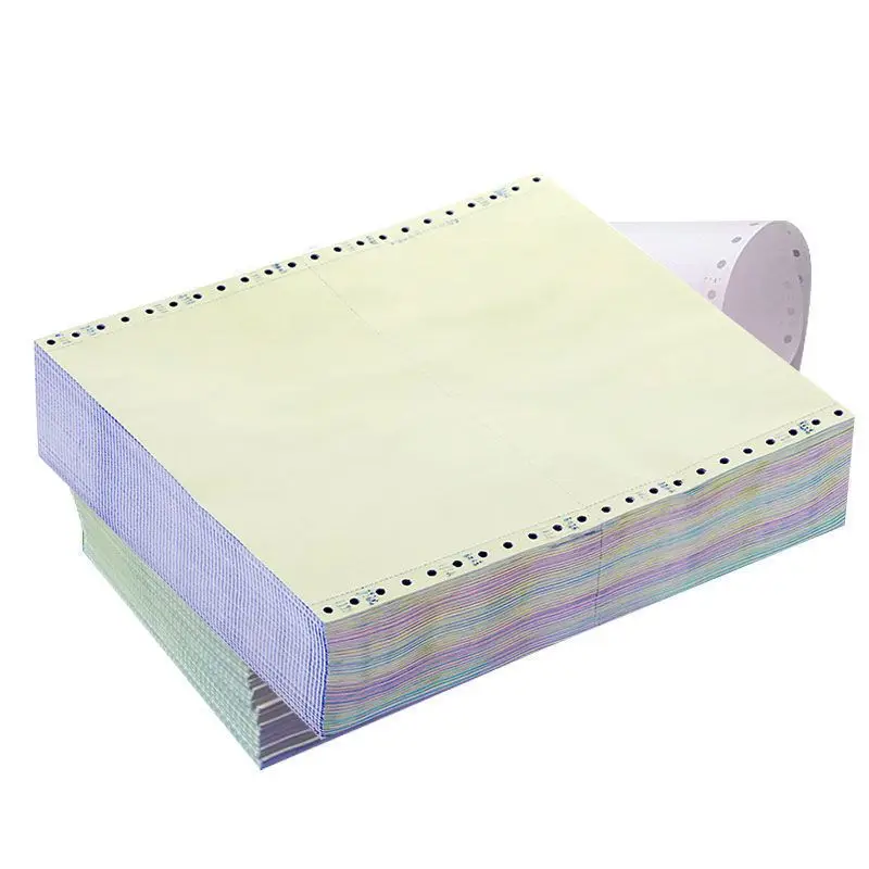 Wholesale 3-ply continuous carbonless computer printing paper Form Ncr Printing Office Invoice Paper