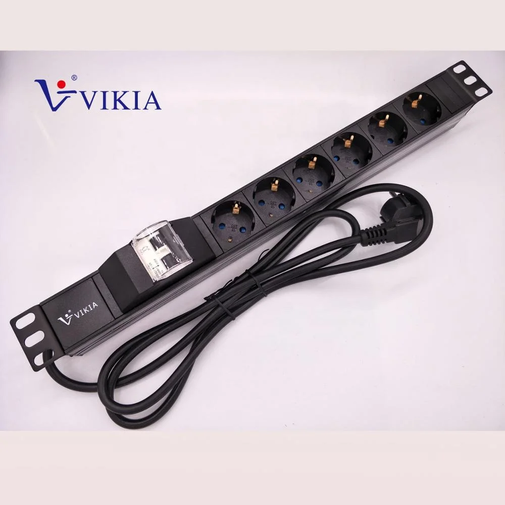1U German type PDU