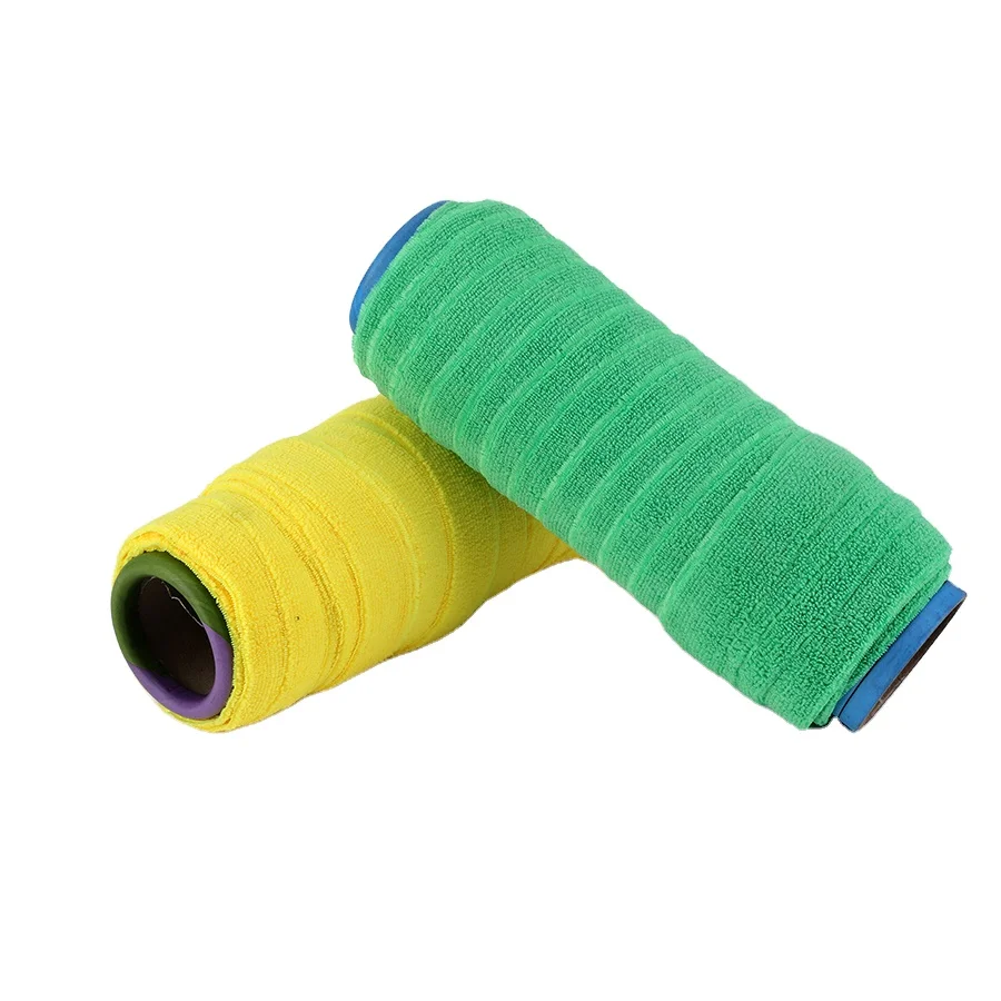 Customized 80% Polyester 20% Polyamide Washable Eco Microfiber Strips Roll For Making Mops