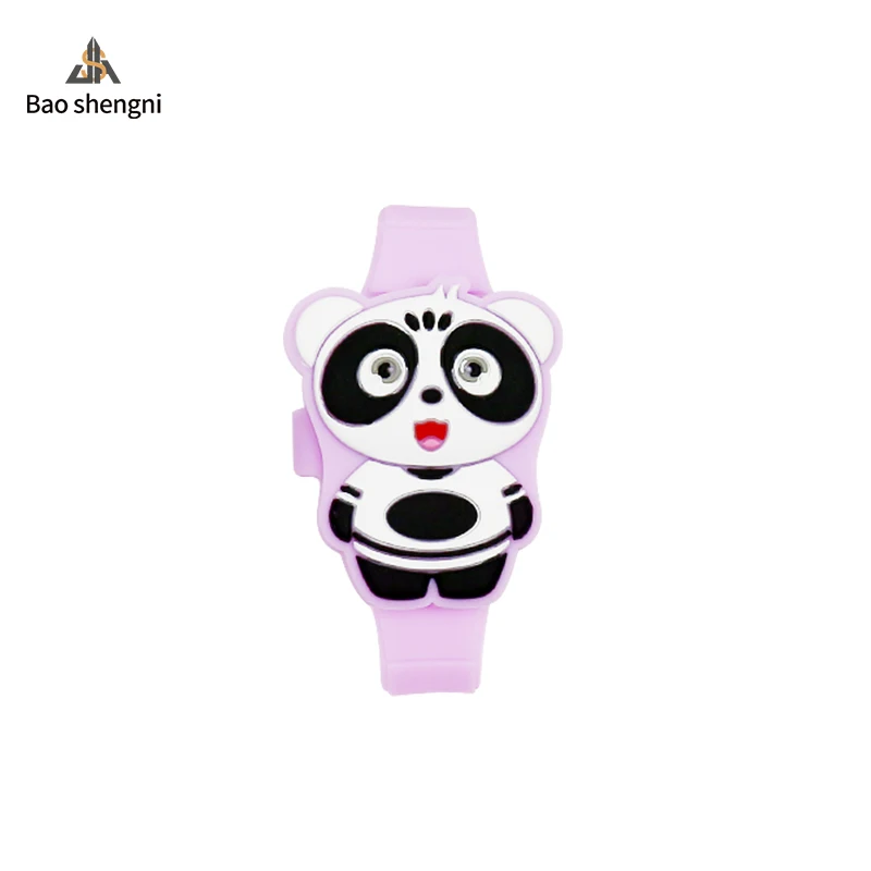 High Quality Cheap Gift Factory Supply Animals Kids Digital Watch Silicone Bracelet Touch Screen Cartoon Panda Toys Reloj