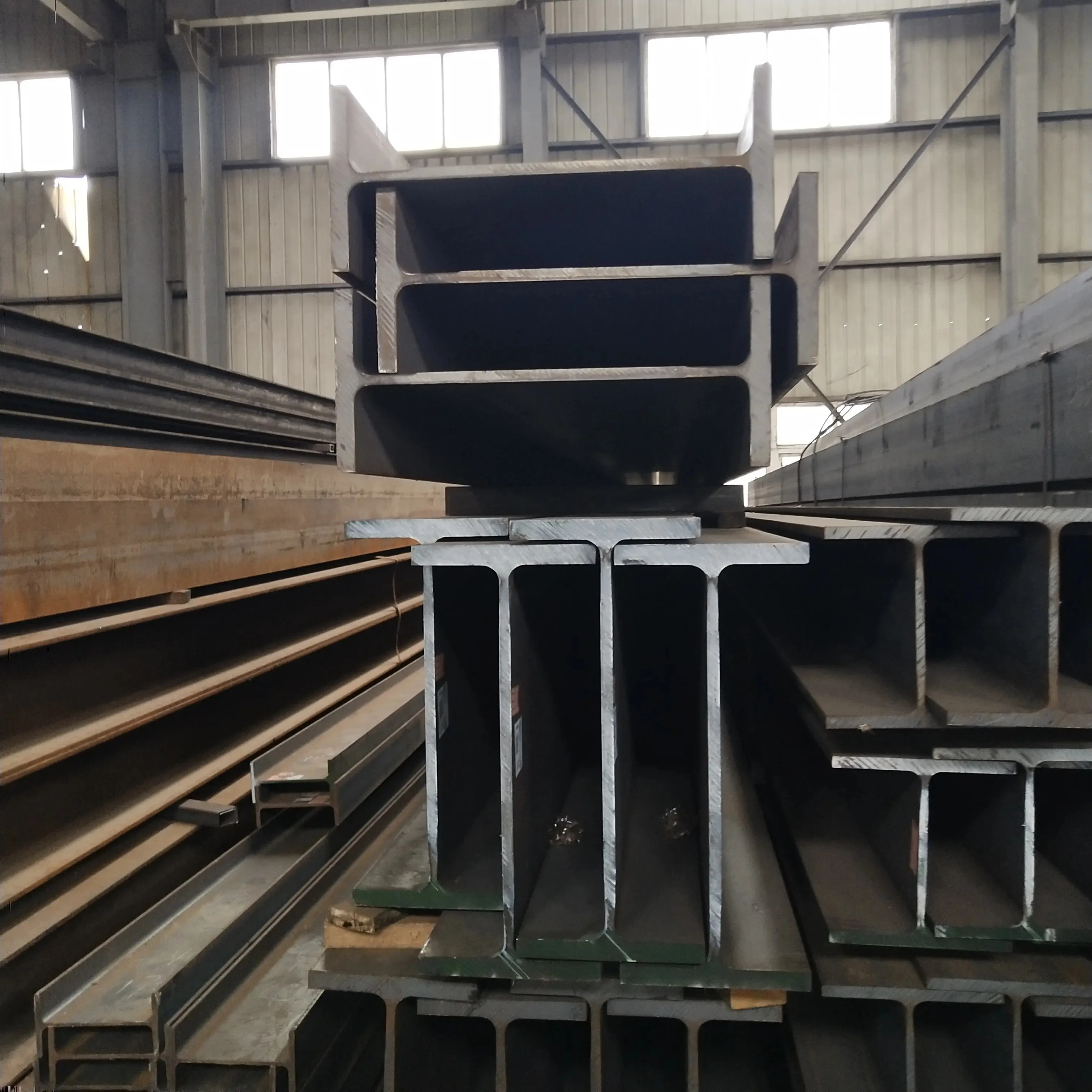 H-shaped steel for building structures wholesale high-quality SS400 q235b q345b steel h-beams