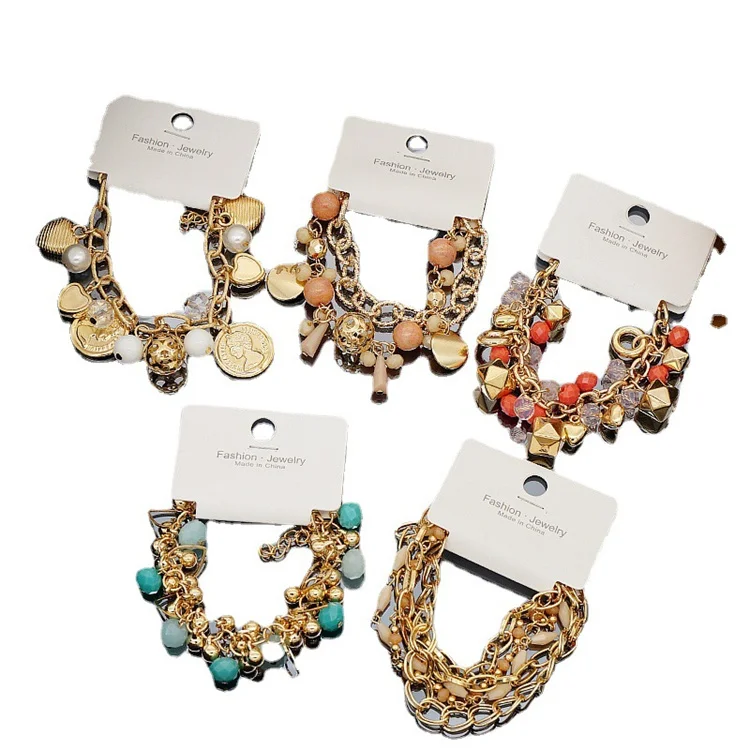 Bohemian Bracelet for Women Stackable Stretch Bracelets Multi-color Boho Jewelry for Women Hippie Bracelets Jewelry