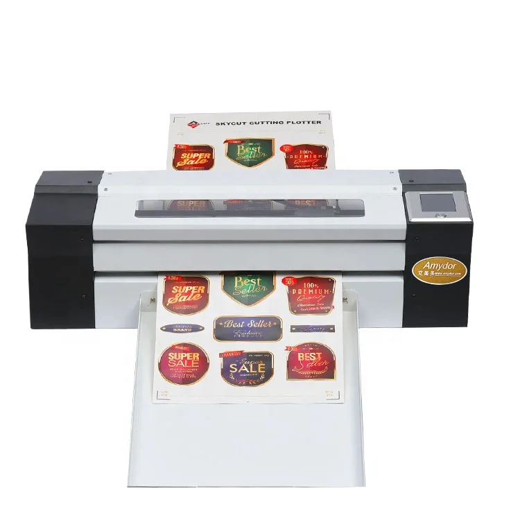 AMD360XK A3+ Vinyl Sticker Label Plotter Auto-feeding Auto-positioning Die Cutting Machine