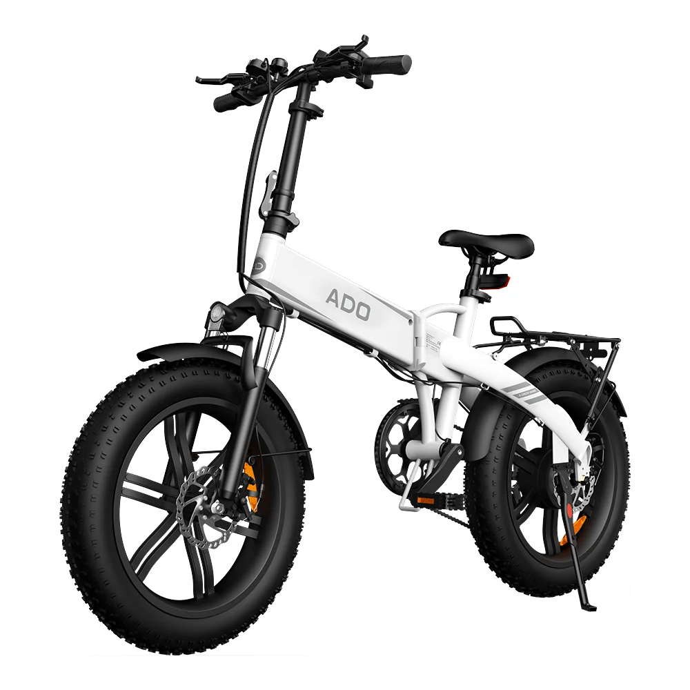 EU  Warehouse ADO A20F XE Folding Electric Bicycle Fat Tire Bike Electric Hybrid City Mountain Road Bike e Bike