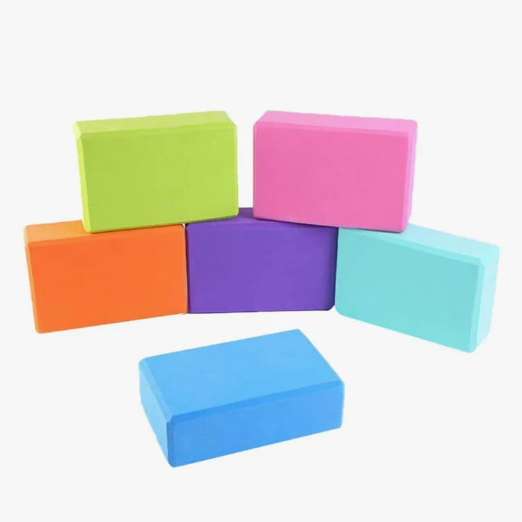 Eco Friendly Comfortable Printed Logo Soft Custom Thick Foam Tiles EVA Yoga Block