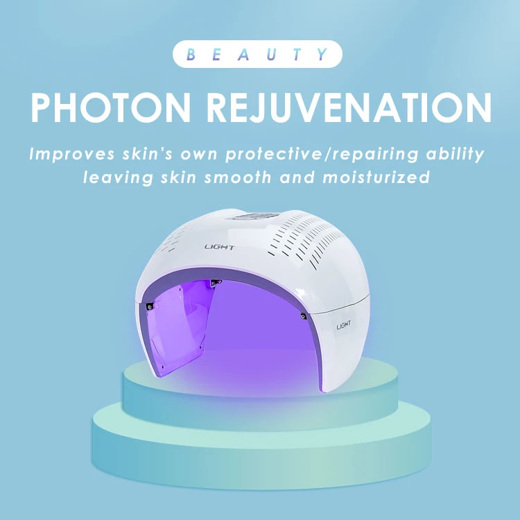 Light Therapy Mask Facial Skin Care Led Light Therapy Mask Lamp Beauty Spa Pdt Rejuvenation Red Light Therapy Face Skincare Tool