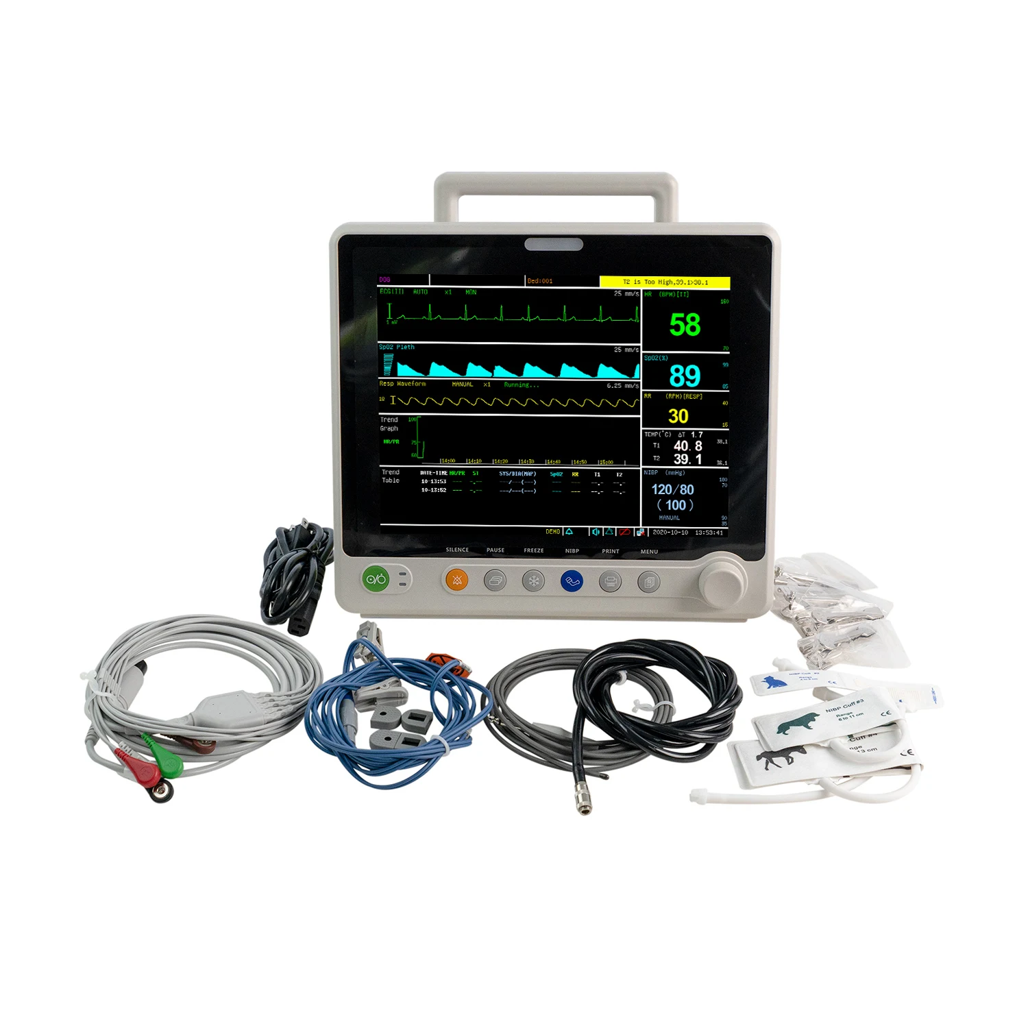 PM6000V Veterinary Patient Monitor for animals