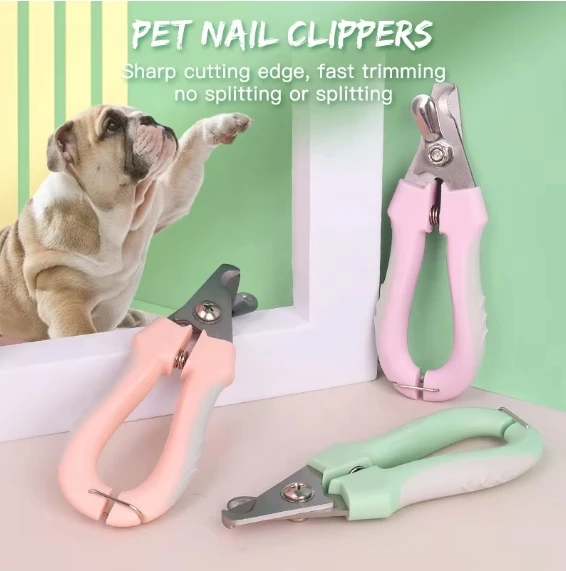 Factory Wholesale Color Box Packaging Pet Nail Scissors Dog Nail Cutter Cat Dog Nail Clipper