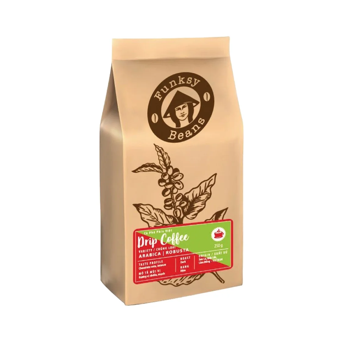 Высококачественный коммерческий КОФЕ Robusta из Вьетнама с различными вкусами продукт на заказ по