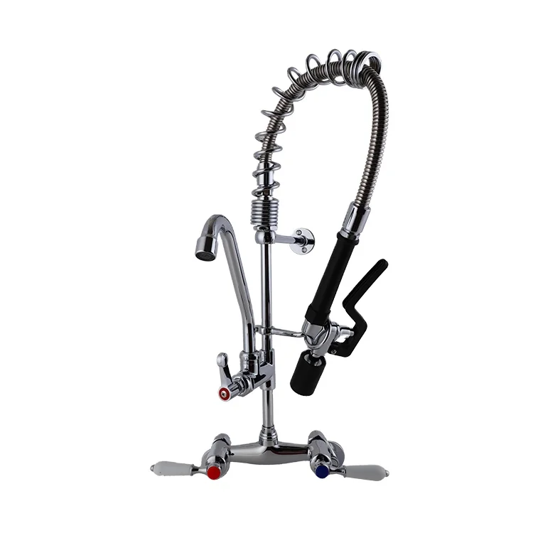 Hotel catering wall mounted pre-wash sanitary wares two function mixer water faucet Pre-rinse unit