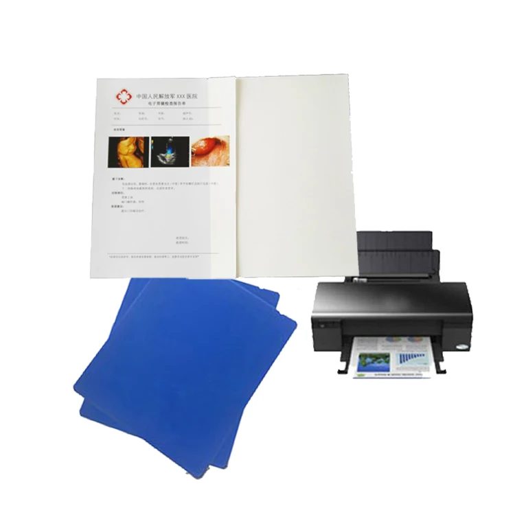 Waterproof PET base medical radiology x ray blue film inkjet printing for epson canon