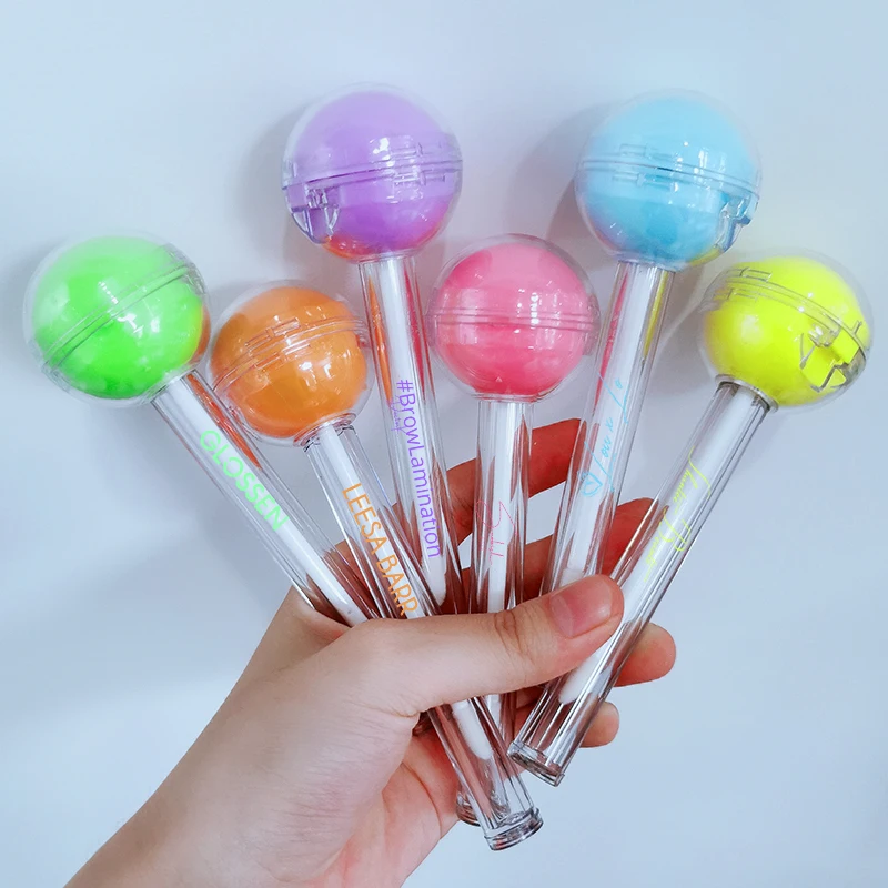 2.6ml/6g cute unique 2N lollipop lip gloss tube lip balm container lipstick containers custom logo lipgloss tubes