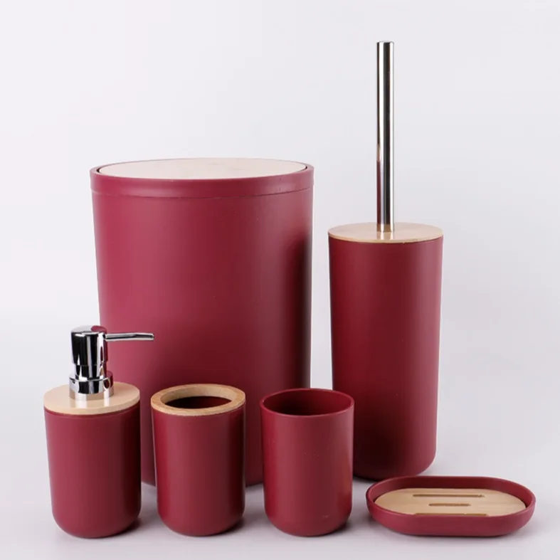 Bathroom set Luxury Hotel Home European essential bathroom accessories set 6 sets