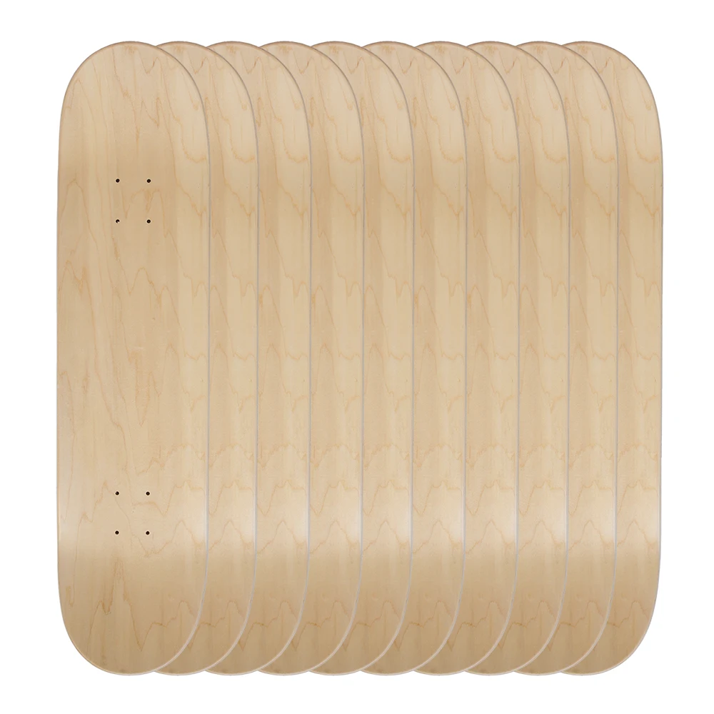 2022 hot sale Amazon wholesale 8.5 regular color double kick blank skateboard deck