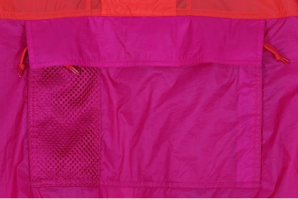 MENS PULLOVER ANORAK WINDBREAKER JACKET Wind and waterproof fabrics and breathable weather resistant materials