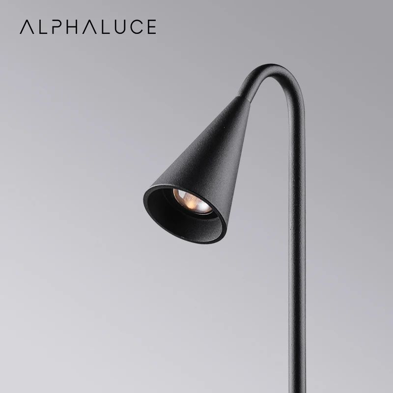 Alphalighting 3W Dc24V Decorative Lawn Lamp Industrial Landscape Pathway Step Spotlight Outdoor Garden Bollard Light