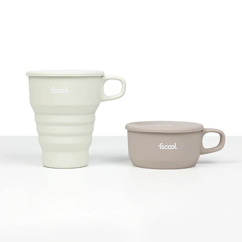 
2020 new style travel portable retractable folding silicone water cup mini silicone water cup 