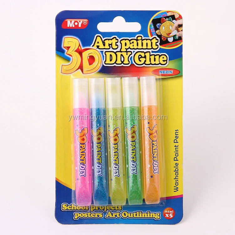 3D window glitter glue